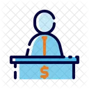 Bank teller  Icon