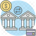 Bank Transfer Payment Gateway Banking Transactions Icon