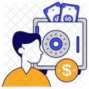Bank Vault Safe Box Closet Icon