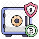 Bank Vault Security Bank Vault Protection Secure Banking Icon