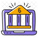 Website der Bank  Symbol