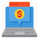 Laptop Financial Icon