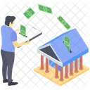 Bank Wire Transfer Bank Transfer Finance Transfer Icon
