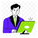 Bankangestellter  Symbol