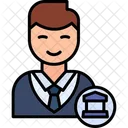 Banker Bank Assistant Employee Icon
