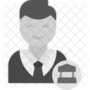 Banker Bank Assistant Employee Icon