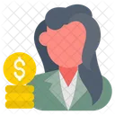 Banker Loan Officer Manager Icon