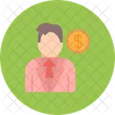 Banker Businessman Financier Icon