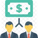 Bankers Partnership Banknote Icon