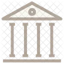 Bankgebäude  Symbol