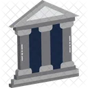 Bankgebäude  Symbol