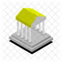 Bankgebäude  Symbol