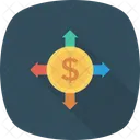 Banking Coin Distribution Icon