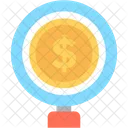 Finance Search Money Icon