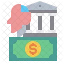 Money Bank Robot Icon