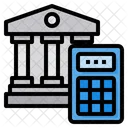 Banking Building Calculator Icon