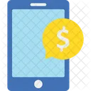 Banking Chat Bubble Mobile Marketing Icon