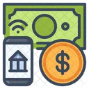Banking Mobile Internet Icon