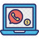 Banking Call Center  Icon