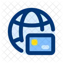 Banking card system  Icon