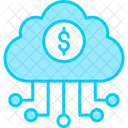 Banking cloud data  Icon