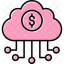 Banking cloud data  Icon
