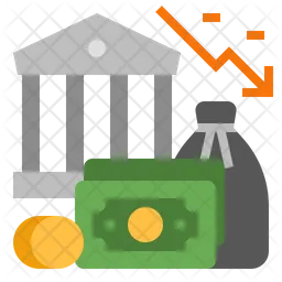 Banking Crisis  Icon