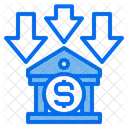 Banking Currency Deflation  Icon