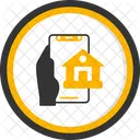 Banking Hand Holding Phone Finance Icon