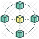 Banking Bitcoin Blockchain Icon