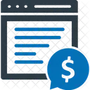 Banking Chat Bubble Communication Icon