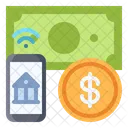 Banking Mobile Internet Icon