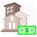 Banking Central Bank Money Icon