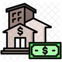 Banking Central Bank Money Icon