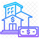Banking Central Bank Money Icon