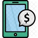 Banking Sms Chat Bubble Check Balance Icon