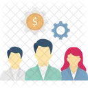 Banking Staff Administration Business Icon
