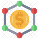 Banking System Financial Network Icon