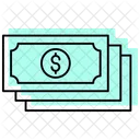 Banknote Budget Color Shadow Line Icon Icon