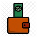 Banknote Payment Purse Icon