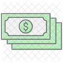 Banknote Budget Awesome Lineal Color Icon 아이콘
