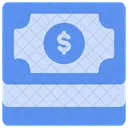 Paper Dollars Piles Icon