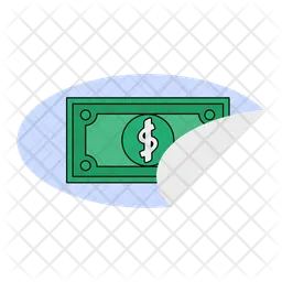 Banknote sticker  Icon