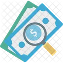 Banknotes Find Investment Fundraising Icon