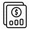 Banknotes Dollar Money Icon