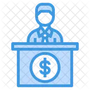 Bankrezeption  Symbol