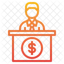 Bankrezeption  Symbol