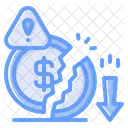 Bankrott Konkurs Pleite Symbol