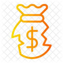 Bankruptcy Money Bag Dollar Icon