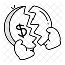 Bankruptcy Loss Damage Icon